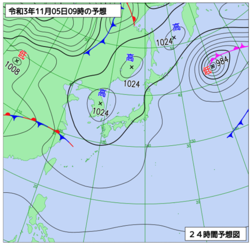 明日 金曜日晴れ 東寄りの弱めの風予報 沖縄の風