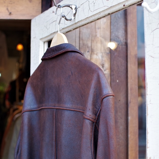 W.B.PLACE ディアスキン レザージャケット USA VINTAGE 鹿革 SPECIAL