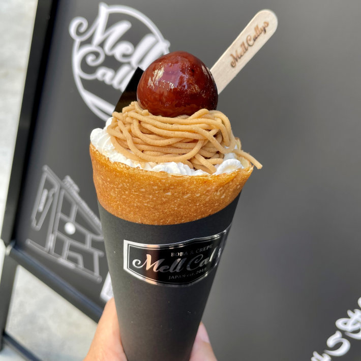 カワイイ！美味しい！至福のモンブランクレープ♪ : ハレクラニな毎日Ⅱ