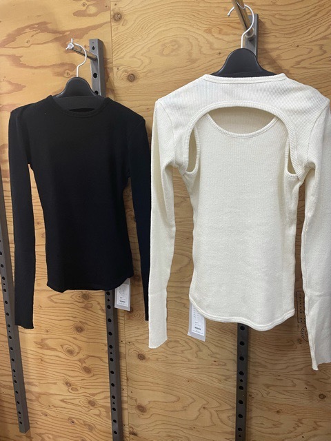 トゥデイフル TODAYFUL Backopen Rib Tops : dimanche