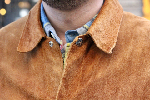 17AW orSlow オアスロウ スウェード レザー カバーオール 17AW orSlow オアスロウ スウェード レザー カバーオール - メルカリ