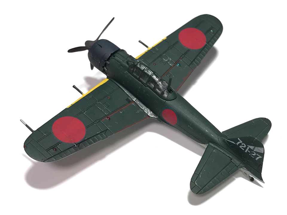 エフトイズ　1/144　詰め合わせ　10個 8種類の零戦を1/144スケールの半完成キットとしてラインナップ