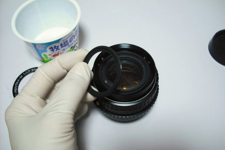 Pentax ME 50mm F1.7 レンズ分解清掃＆モルト新品 #7985 Pentax ME