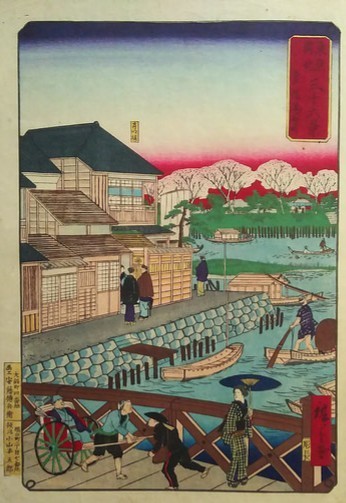 歴史小ネタまとめ(2018/12/1-12)江戸双六名所&お化け古今(百物語、弥彦山、動物)、四谷怪談の祟り、飛んだり跳ねたり、金閣寺の長虹、浅草古風景、ニス引き、馬琴、女飛脚、飛行機、両国橋_b0116271_12262739.jpg