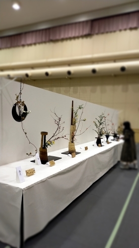 池坊長崎県連合支部のいけばな展_d0195183_01484109.jpg