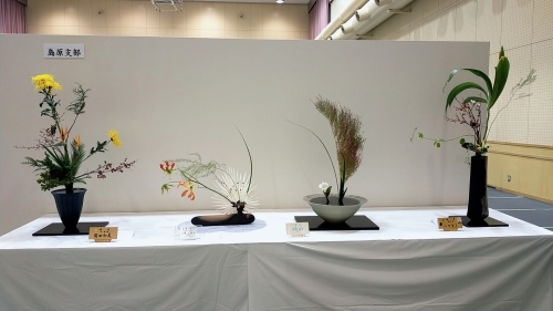 池坊長崎県連合支部のいけばな展_d0195183_01500569.jpg