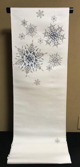 サローネで見つけた・トリエさん・雪の結晶名古屋帯。_f0181251_18334222.jpg