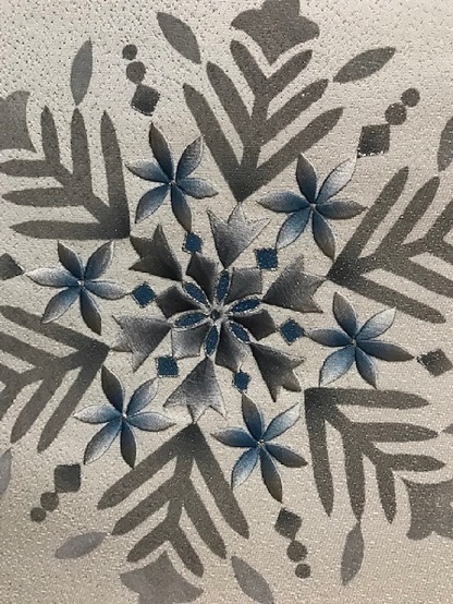 サローネで見つけた・トリエさん・雪の結晶名古屋帯。_f0181251_18345719.jpg