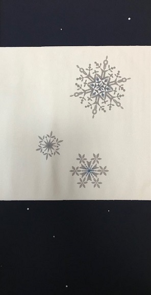 トリエさんの雪の結晶名古屋帯・前太鼓コーデイネイト。_f0181251_19160686.jpg