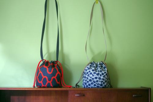 「kinchaku bag 」に ショルダーが付きました_e0243765_17261422.jpg