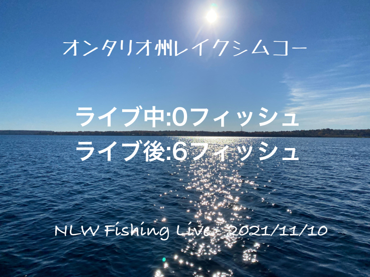 NLW Fishing Live - 2021/11/10 - レイクシムコー_d0145899_05085802.jpeg