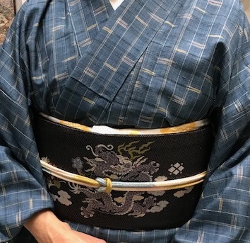 サローネのご夫婦のお客様・龍の帯・木屋太さん道中着。_f0181251_16411176.jpg