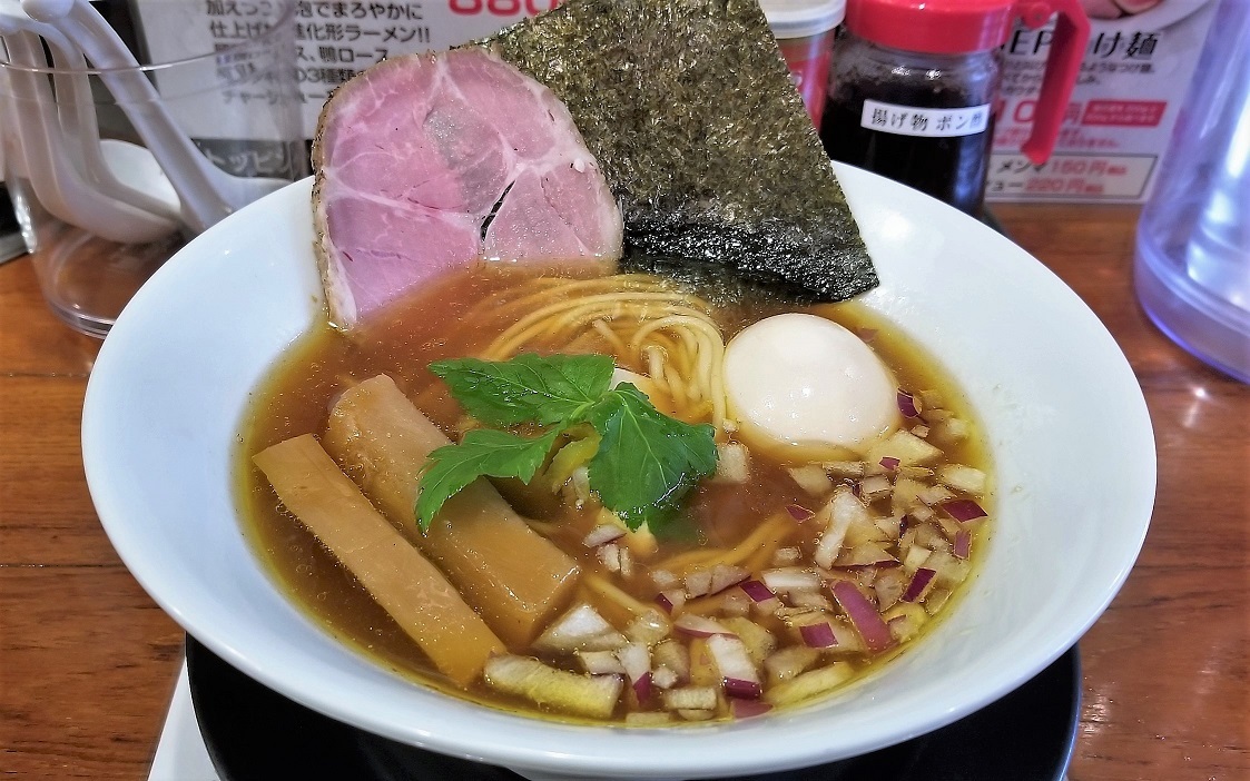 兵庫縁之助商店 純鶏醤油ラーメン 味玉トッピング 開店１周年記念限定メニュー 拉麺blues 関西のラーメン食べ歩き
