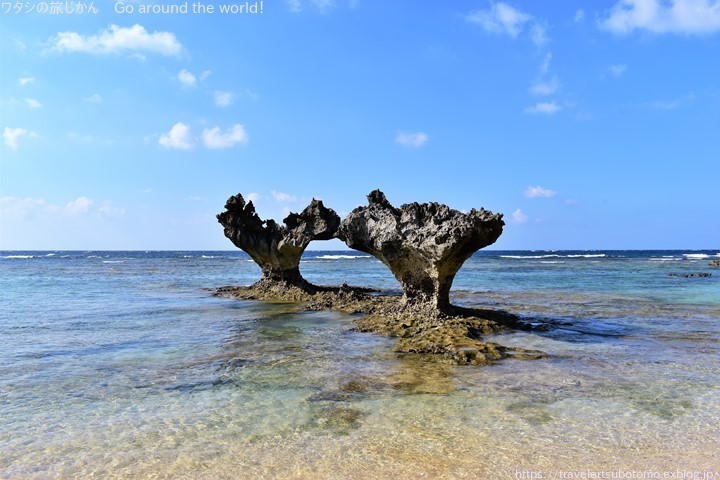 古宇利島のティーヌ浜にあるハートロックの絶景 ワタシの旅じかん Go Around The World
