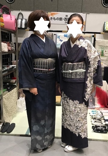 サローネ・雪輪の江戸小紋訪問着・刺繍の訪問着のお客様。_f0181251_19030839.jpg
