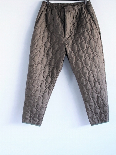 South2 West8　Quilted Pant - Deer Horn Qt. / Olive_b0139281_17514654.jpg