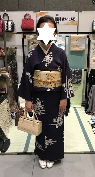 サローネのお客様・ご自身で仕立てられた素敵な小紋。_f0181251_18525160.jpg