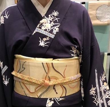 サローネのお客様・ご自身で仕立てられた素敵な小紋。_f0181251_18585985.jpg