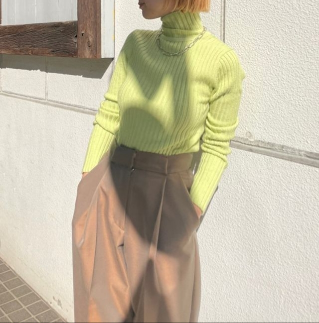 でさらっと TODAYFUL todayful Wool Rib Knit ウールリブニットの通販