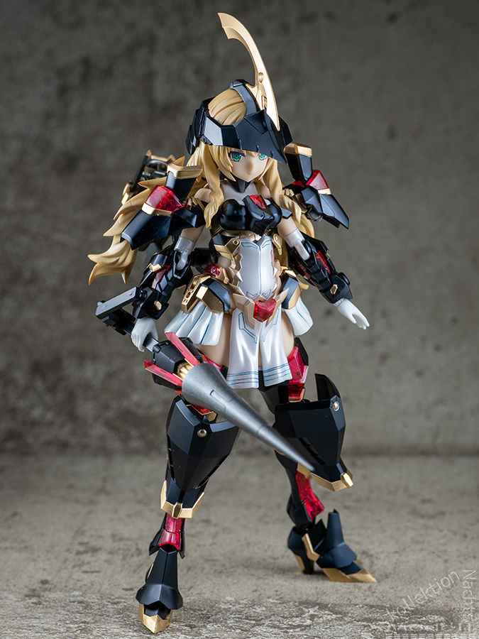 完成品　フレームアームズ・ガール ドゥルガーI　限定髪の毛パーツ装備