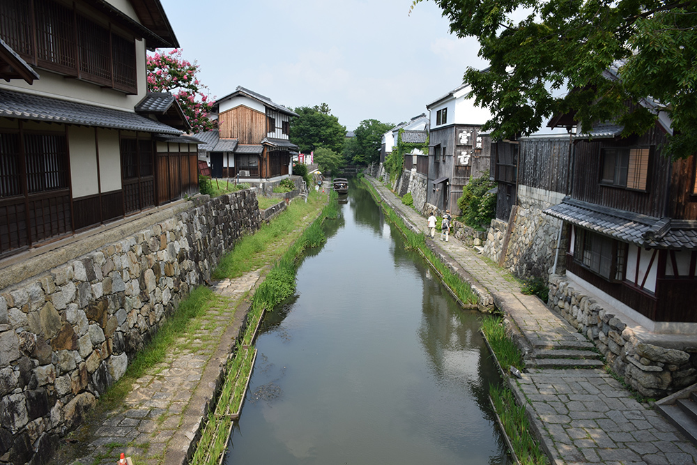 豊臣秀次が築いた八幡山城を歩く。 その6 <八幡堀と城下町>_e0158128_16372209.jpg