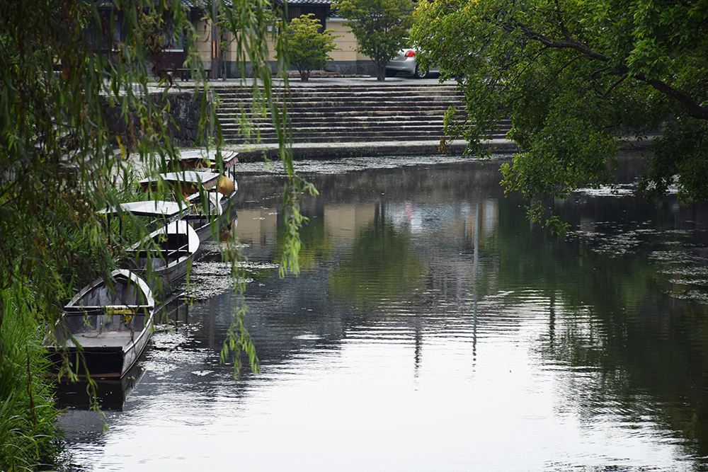 豊臣秀次が築いた八幡山城を歩く。 その6 <八幡堀と城下町>_e0158128_16440710.jpg