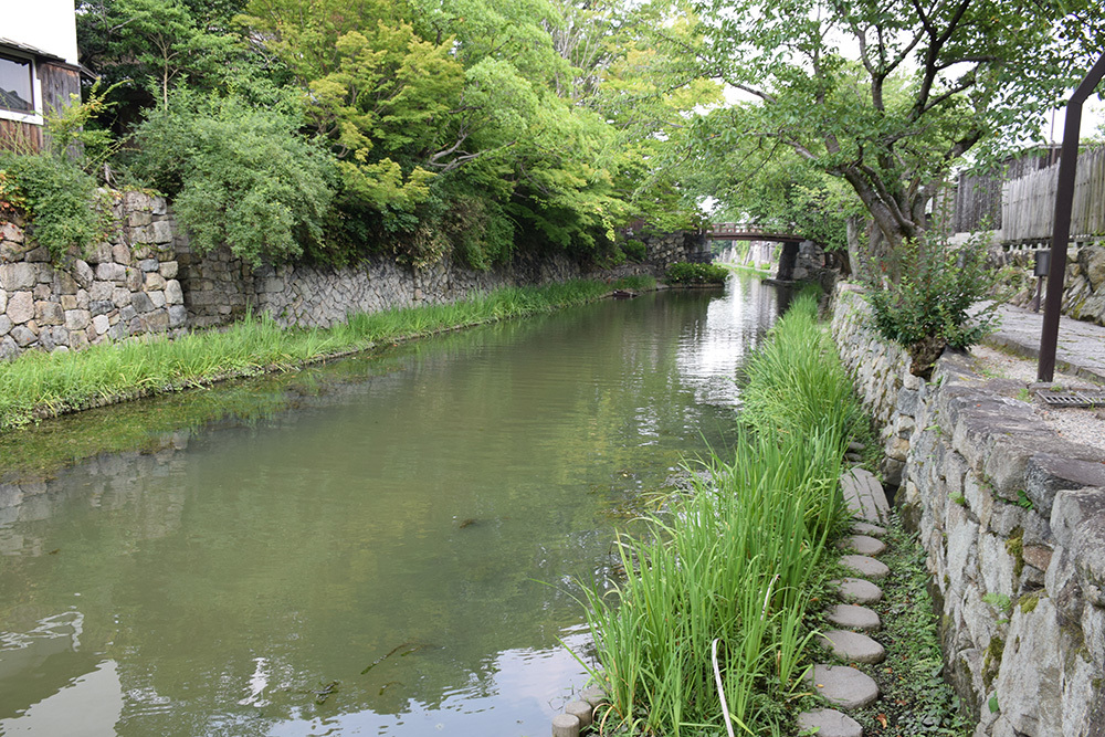 豊臣秀次が築いた八幡山城を歩く。 その6 <八幡堀と城下町>_e0158128_16515240.jpg