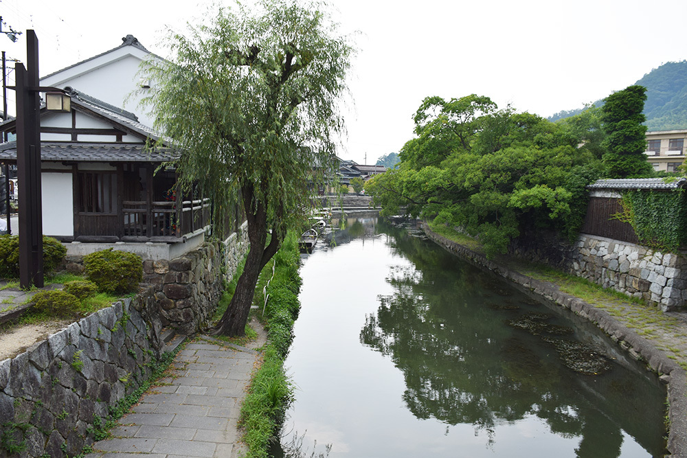 豊臣秀次が築いた八幡山城を歩く。 その6 <八幡堀と城下町>_e0158128_16515986.jpg
