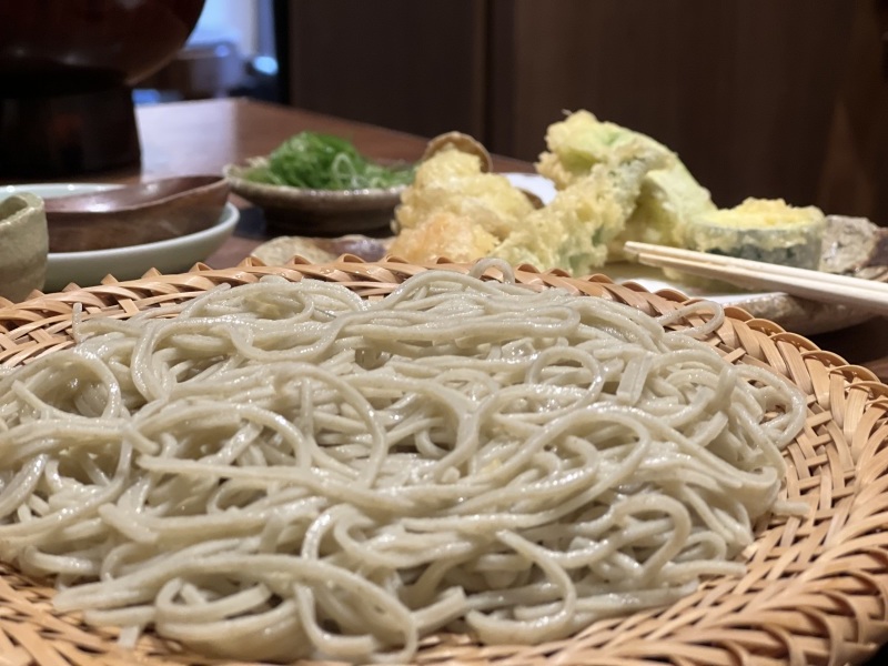 まるでスープのような濃厚蕎麦湯です。「蕎麦むらた赤坂けやき通り店」_e0029115_14460605.jpg