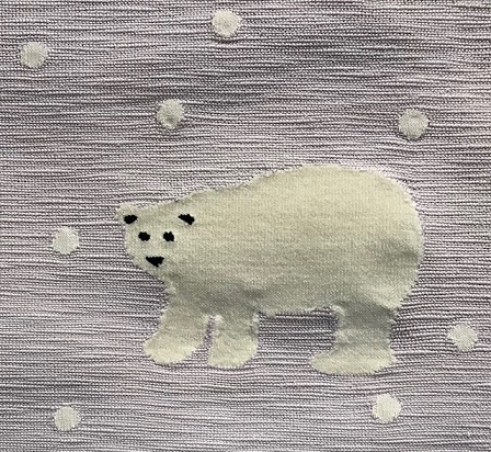 手織の白クマ八寸と雪の結晶帯+雪の結晶柄着物。_f0181251_19540849.jpg