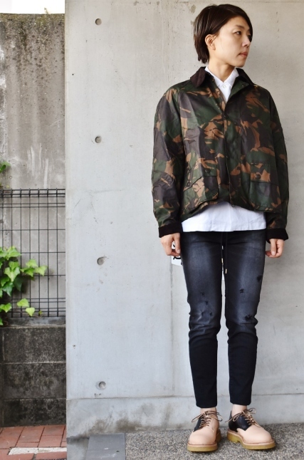 John Partridge 「お初」 CAMO WAX SHORT JACKET_d0152280_14234753.jpg