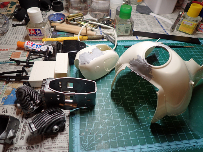 プラモ製作記 5 BMW R75/5 ポリスタイプ 1/6 タミヤ : 小生の備忘録 プラモ製作記 5 BMW R75/5 ポリスタイプ 1/6 タミヤ : 小生の備忘録