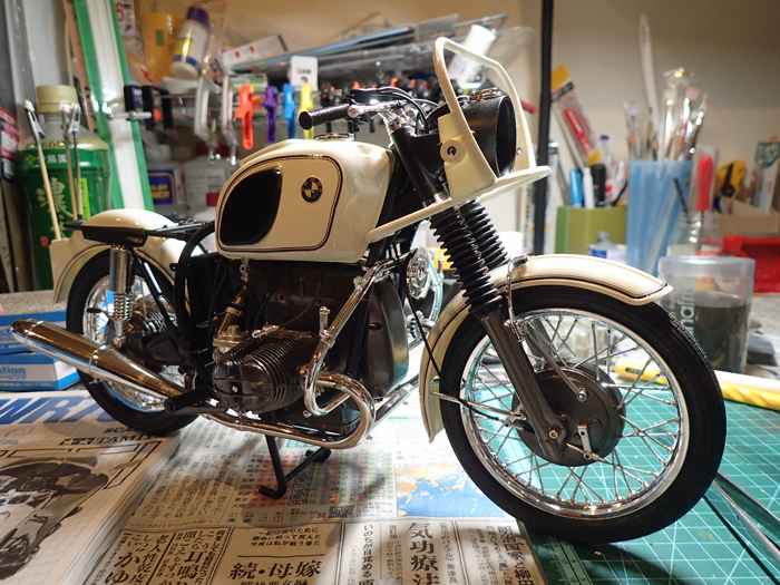 プラモ製作記 5 BMW R75/5 ポリスタイプ 1/6 タミヤ : 小生の備忘録 プラモ製作記 5 BMW R75/5 ポリスタイプ 1/6 タミヤ : 小生の備忘録