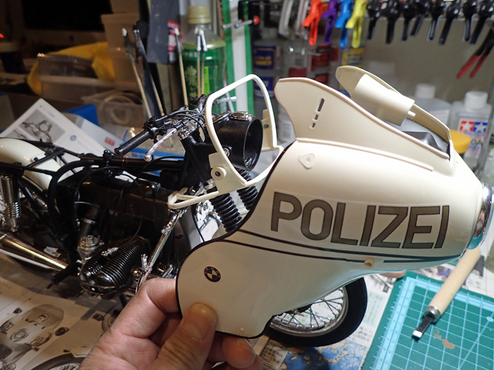 プラモ製作記 5 BMW R75/5 ポリスタイプ 1/6 タミヤ : 小生の備忘録 プラモ製作記 5 BMW R75/5 ポリスタイプ 1/6 タミヤ : 小生の備忘録