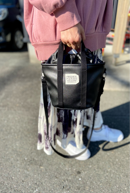 フレドリックパッカーズ Fredrik Packers Draw String Mini Tote Fake Leather Dimanche News Blog Gwもお休み無しで営業です
