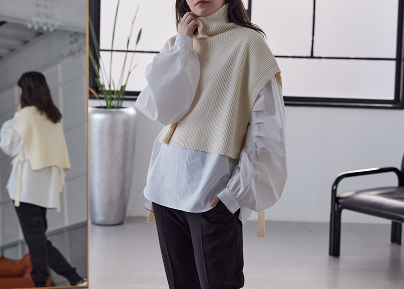 SUGAR ROSE ニット MICA & DEAL ニットブラウス 新品未使用-
