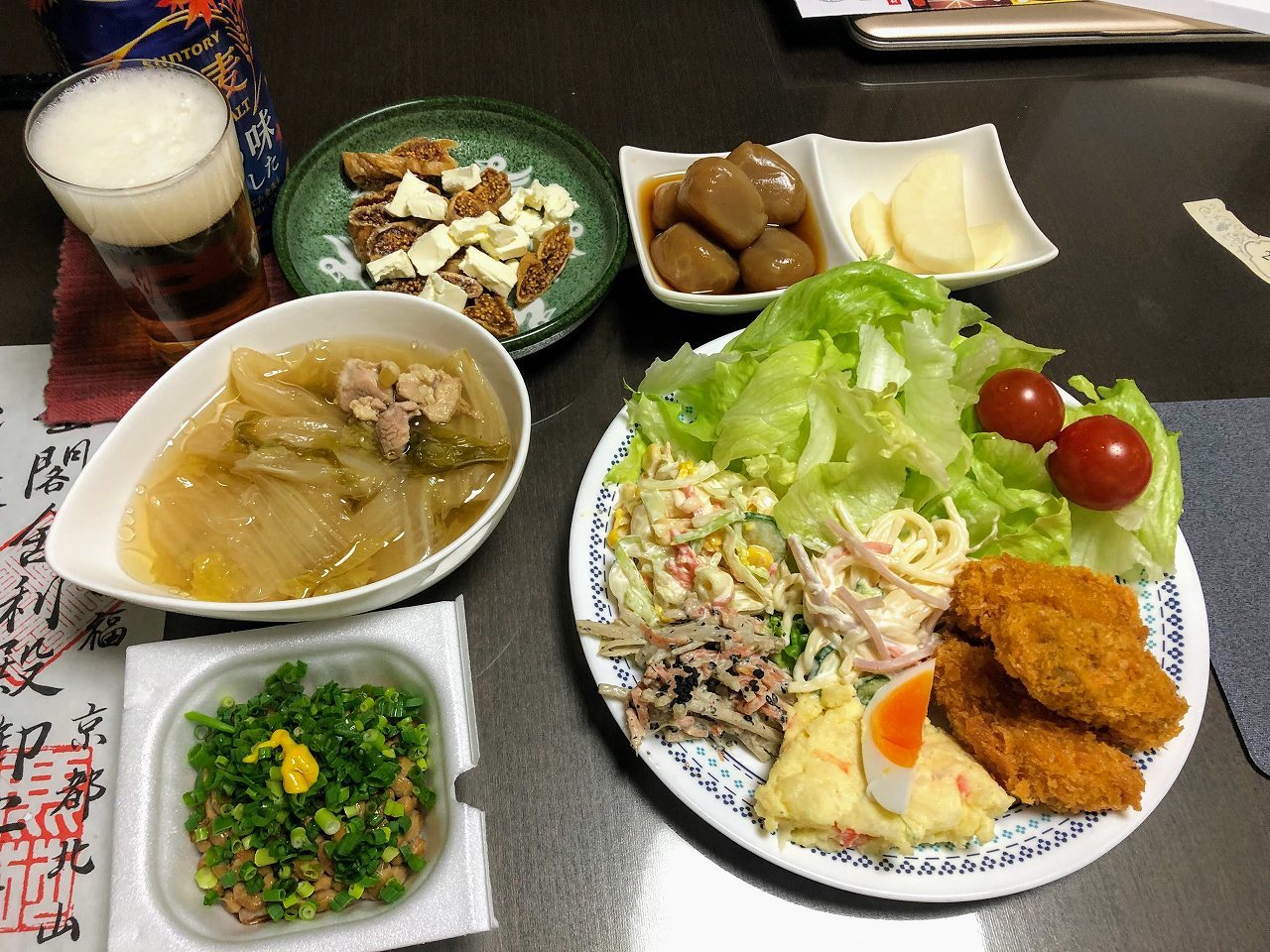 211118牡蠣フライにドライイチジクとクリームチーズ_a0352827_11315085.jpg