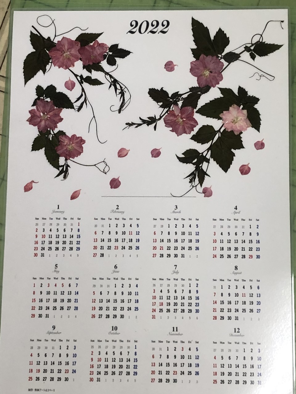 11月押し花教室_d0105063_19095681.jpeg