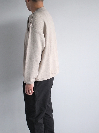 alvana　WOOL RIB KNIT CREW NECK P/O_b0139281_20414735.jpg