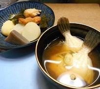 きなこのぼんぼんその後 昆布 カワハギの味噌汁_d0009105_04455209.jpg