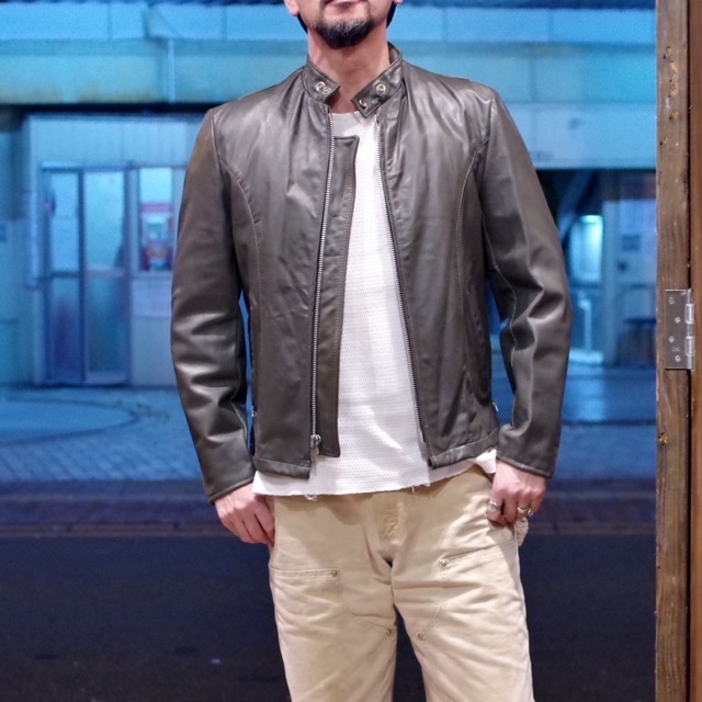1970-80s SEARS Single Riders Leather Jacket / Cafe Racer 1970-80s SEARS Single Riders Leather Jacket / Cafe Racer