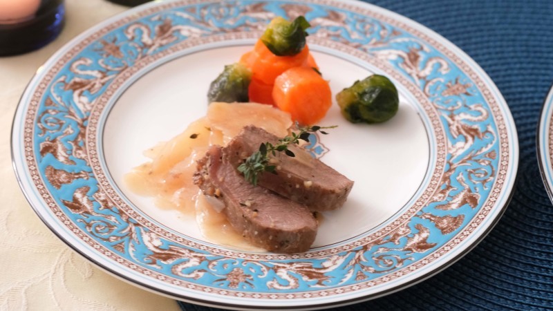 ラム肉のタイム焼き♪_d0377645_23423442.jpg