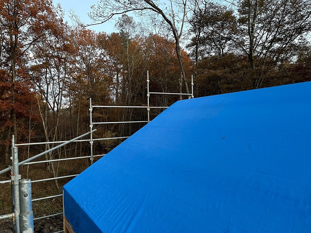 長坂町S石さん別邸の現場より 3_a0211886_01163249.jpg