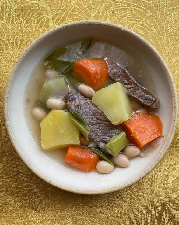牛肉と久松農園のいろいろ野菜のスープ_d0122797_23315945.jpeg
