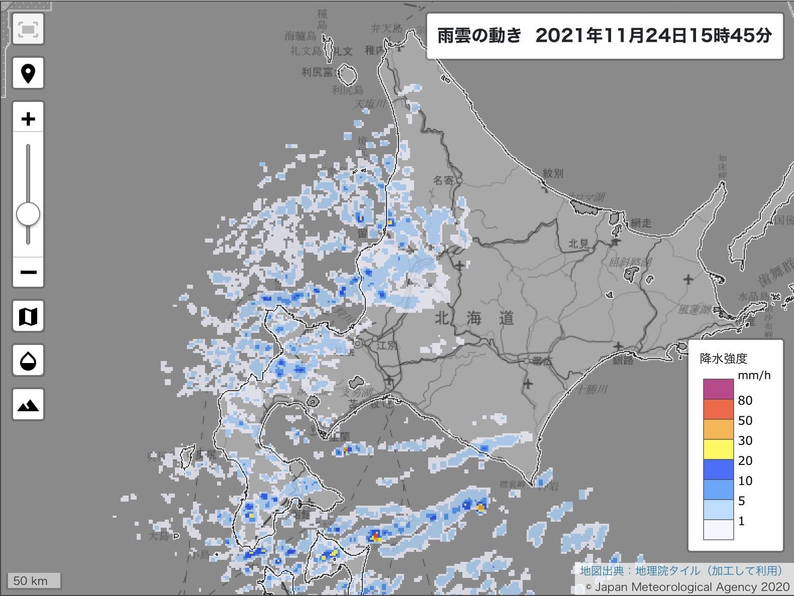1日中冷蔵庫内の温度でも雪の降らない札幌_c0025115_21562385.jpg