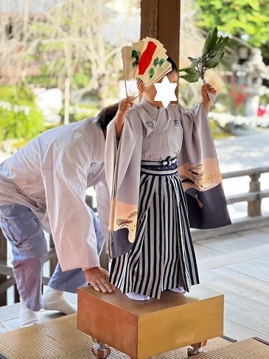 孫たちの七五三・今宮神社・碁盤の儀。_f0181251_19003209.jpg