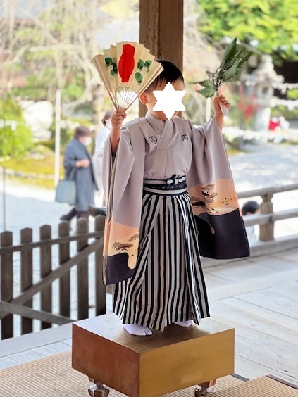 孫たちの七五三・今宮神社・碁盤の儀。_f0181251_19061137.jpg