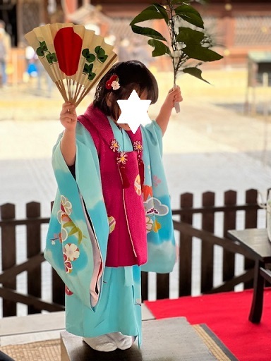 孫たちの七五三・今宮神社・碁盤の儀。_f0181251_19071093.jpg
