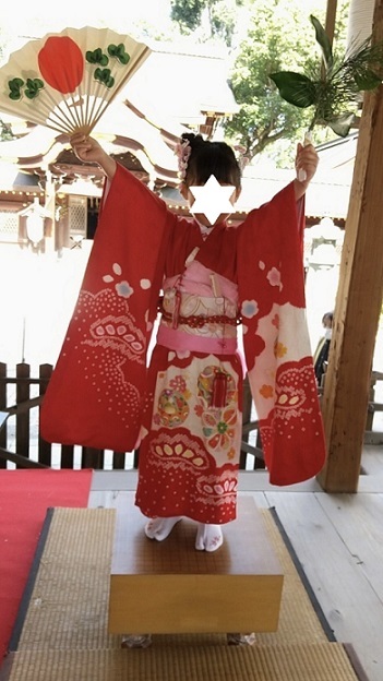 孫たちの七五三・今宮神社・碁盤の儀。_f0181251_19085055.jpg