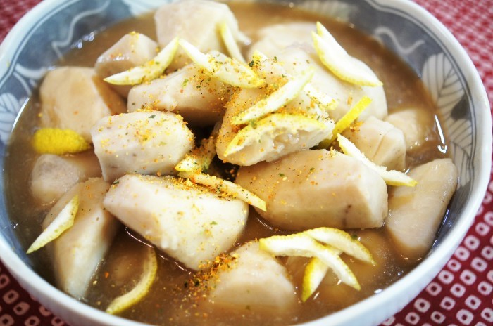 ■晩ご飯【豚丼／八頭の煮付け】その他保存食の準備／菜園花で墓参り_b0033423_23355153.jpg